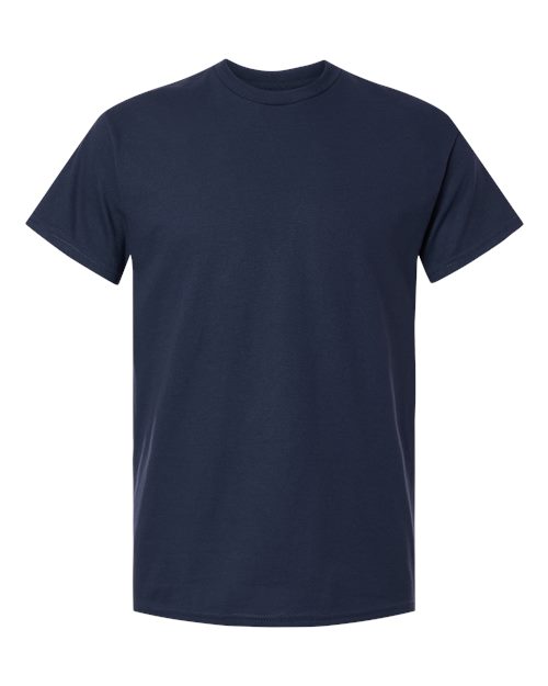 Gildan 5000, Unisex Heavy Cotton T-shirt, Navy
