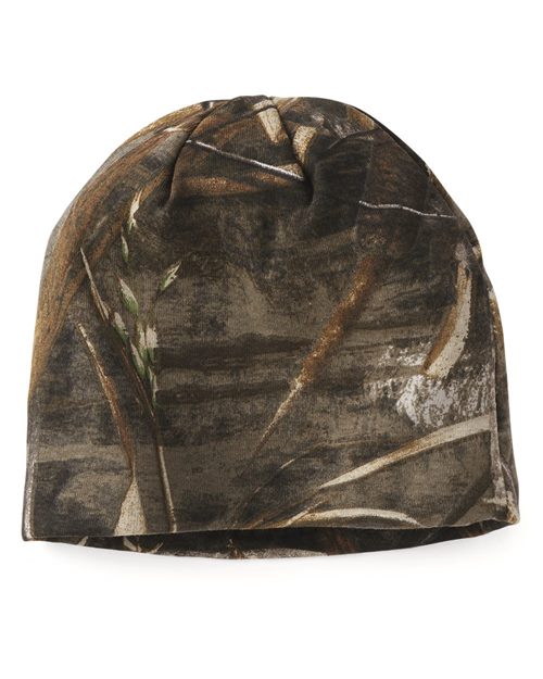8" Licensed Camo Beanie - - 1680 - Toronto Screen Printing- Color