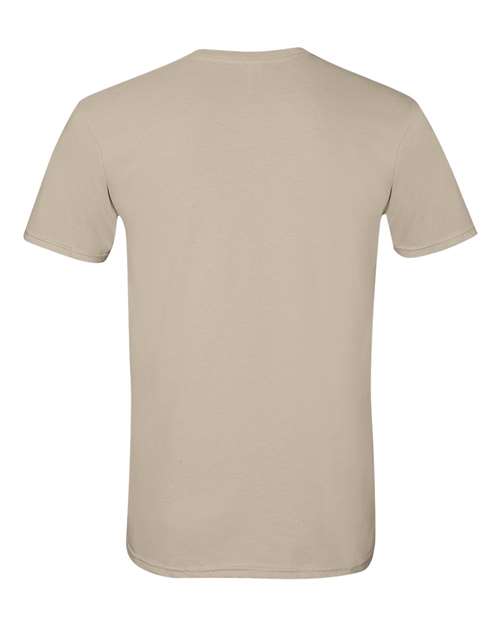Gildan 64000, Unisex Softstyle T-shirt, Sand