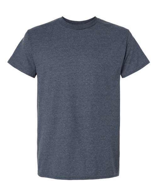 Gildan 2000, Unisex Ultra Cotton T-shirt, Heather Navy