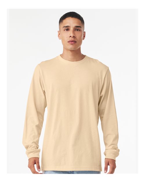 Unisex Jersey Long Sleeve Tee - Soft Cream - - 123