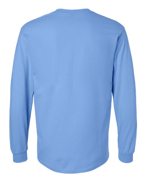 Gildan 2400, Unisex Ultra Cotton Long Sleeve T-shirt, Carolina Blue