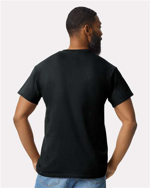 Gildan 2300, Unisex Ultra Cotton Pocket T-shirt, Black