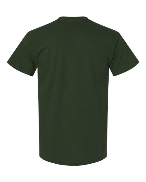 Gildan 2300, Unisex Ultra Cotton Pocket T-shirt, Forest Green