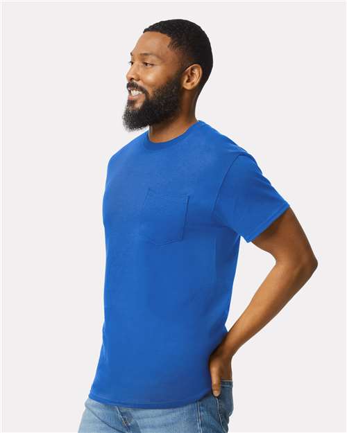 Gildan 2300, Unisex Ultra Cotton Pocket T-shirt, Royal