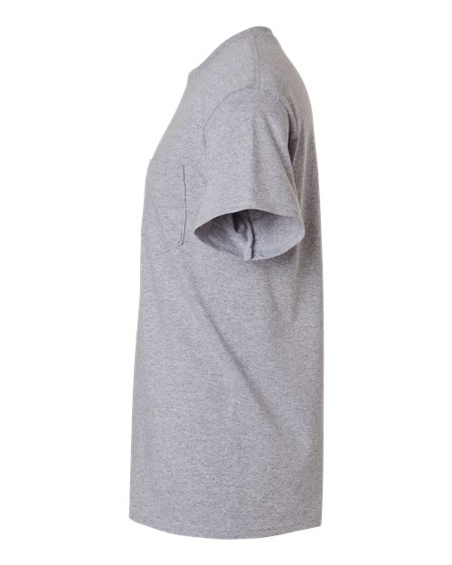 Gildan 2300, Unisex Ultra Cotton Pocket T-shirt, Sport Grey