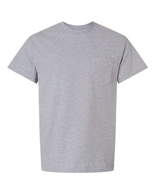 Gildan 2300, Unisex Ultra Cotton Pocket T-shirt, Sport Grey