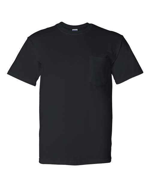 Gildan 8300, Unisex Dryblend Pocket T-shirt, Black