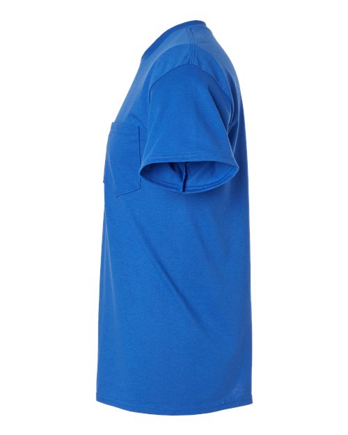 Gildan 8300, Unisex Dryblend Pocket T-shirt, Royal