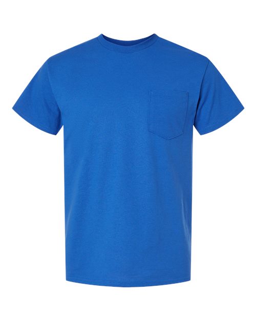 Gildan 8300, Unisex Dryblend Pocket T-shirt, Royal