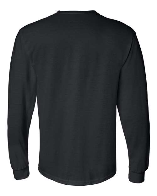 Gildan 8400, Unisex Dryblend 50/50 Long Sleeve T-shirt, Black