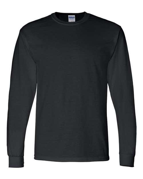 Gildan 8400, Unisex Dryblend 50/50 Long Sleeve T-shirt, Black