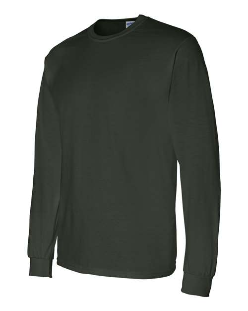 Gildan 8400, Unisex Dryblend 50/50 Long Sleeve T-shirt, Forest Green
