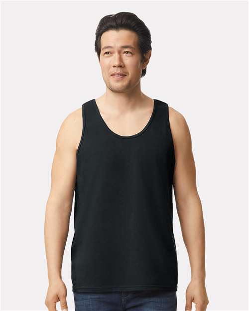 Gildan 2200, Unisex Ultra Cotton Tank Top, Black