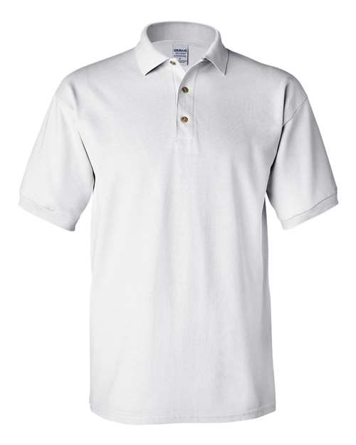 Ultra Cotton® Piqué Polo - - 262 White 14060 3800 6-6.9 oz Adult Button Down Collar Cotton Cotton - 100% Cotton - Over 50% Cotton - Ringspun Cuffed / Cuffs Embroidered Gildan Go To Basics Heavy (Over 6 oz) Mens & Unisex No Visible Logos Office Apparel and Workwear Pique Plackets Polos Polos & Knits Ringspun Screen Print Short Sleeves Side Seams Sport Shirts Tear Away Tops Unisex Welt Collar