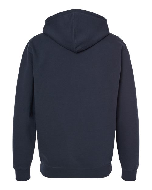 Independent Trading Co. IND4000Z, Unisex Heavyweight Full-zip Hooded Sweatshirt, Navy