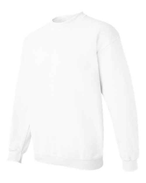 Gildan 18000, Unisex Heavy Blend Crewneck Sweatshirt, White