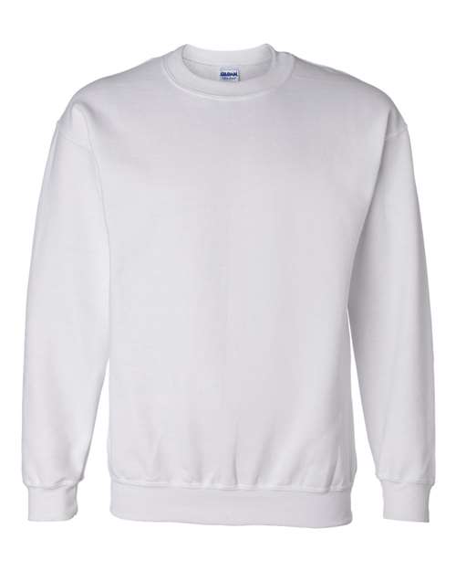 Gildan 12000, Unisex Dryblend Crewneck Sweatshirt, White