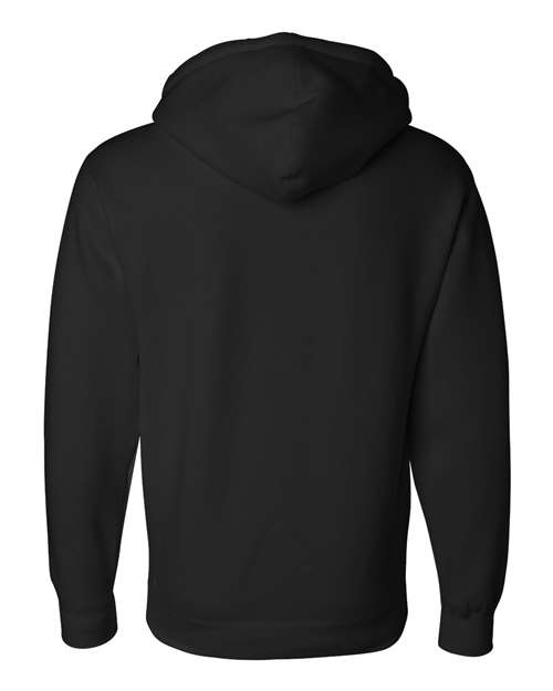 Independent Trading Co. IND4000, Unisex Heavyweight Hooded Sweatshirt, Black
