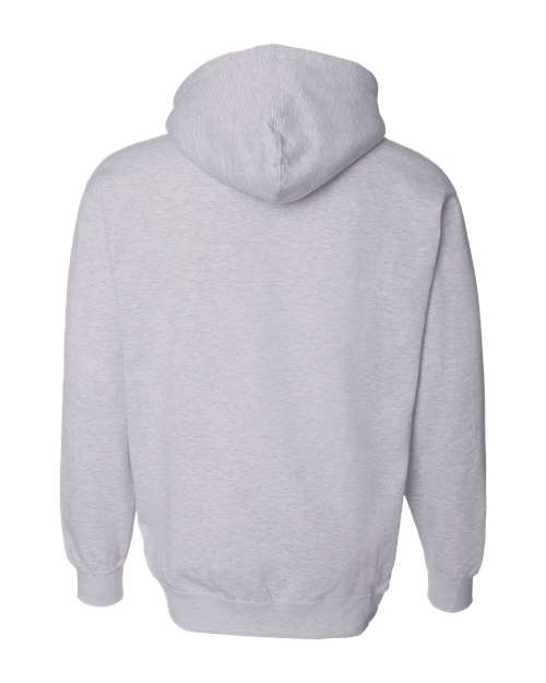 Independent Trading Co. IND4000, Unisex Heavyweight Hooded Sweatshirt, Grey Heather