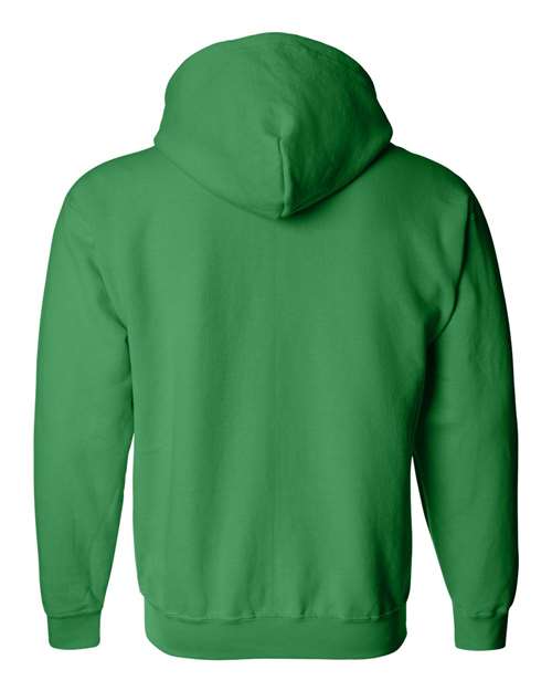 Gildan 18600, Unisex Heavy Blend Full-zip Hooded Sweatshirt, Irish Green