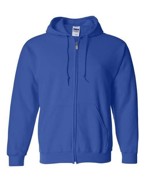 Unisex Heavy Blend™ Full-Zip Hooded Sweatshirt - Royal - - 415