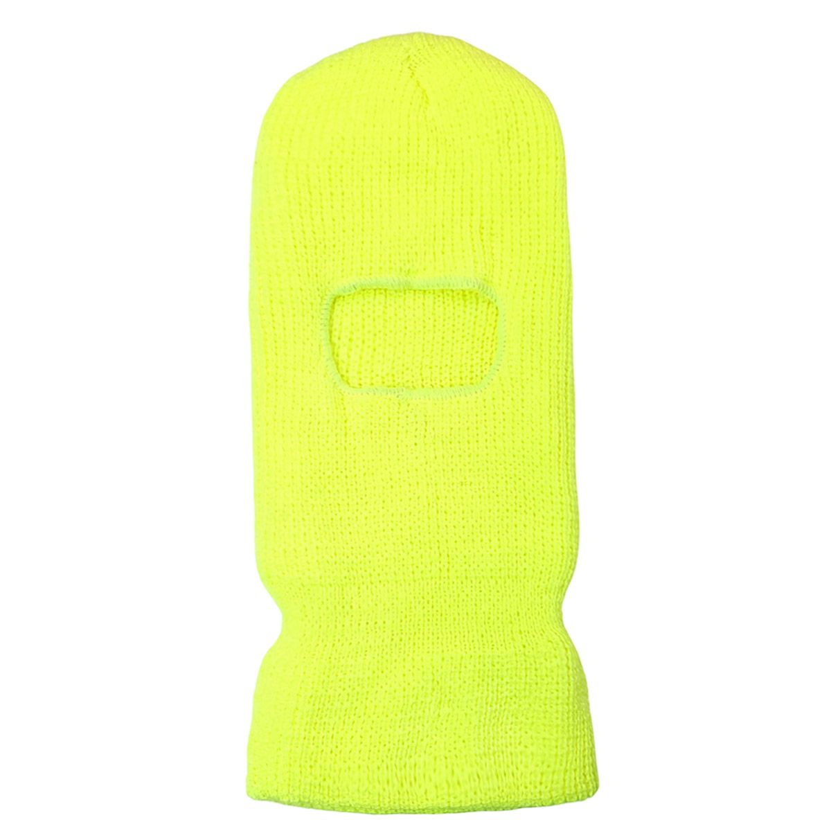 1 Hole Balaclava - JF1, Multi-Coloured Neon Yellow OSFA