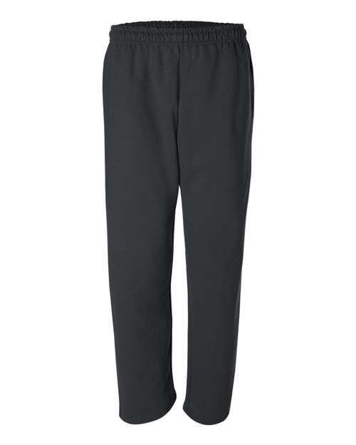 DryBlend® Open-Bottom Sweatpants with Pockets - - 439 Black M 12300 23460 9-9.9 oz Adult Athletics Best Selling Brands Blends Bottoms Cotton Cotton/Poly (50/50) Cozy Pairings Drawstring Gildan Go To Basics Heavy (Over 6 oz) Jersey Mens & Unisex Moisture-Management No Visible Logos Open Bottoms Pants Performance Pockets Polyester Screen Print Side Seams Sweatpants Tear Away Unisex