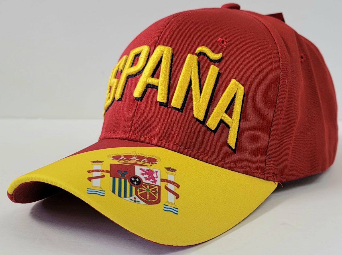 Soccer National Flag Logo cap - ESPANA, OSFA, 1901ESP Sports team