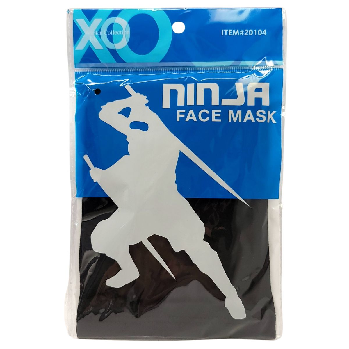 Ninja Mask- Thin Full Face Cover, Black, Dozen Package