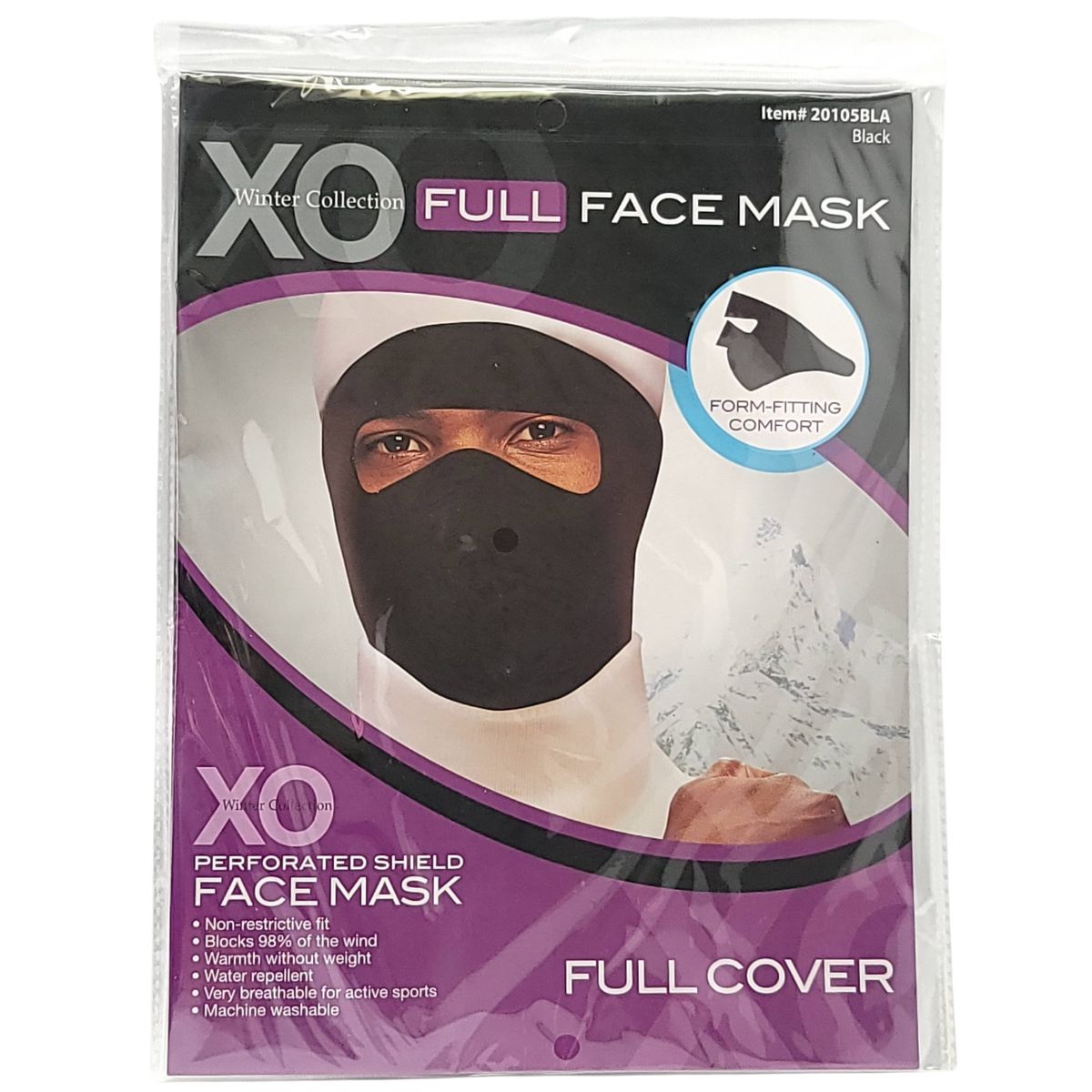 Face Mask - Full Cover, Black