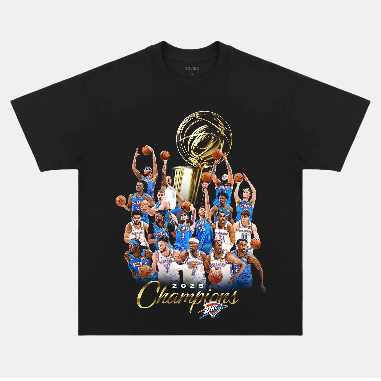 2025 OKCTHUNDER CHAMPIONSHIP VINTAGE CLOTHES BASKETBALL NBA SPORT