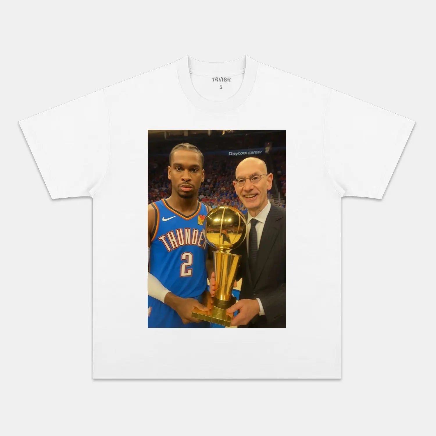 2025 SHAI V2 TEE WHITE TEE BASKETBALL NBA SPORT