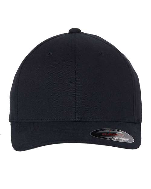 Brushed Twill Cap - - 483 Navy S M 27295 6377 Adult Blends Brushed Cotton - Over 50% Embroidered Fitness and Wellness Fitted Flexfit Go To Fashion Hats Headwear Mid Profiles No Treatment No Visible Logos School & Team Screen Print Six-Panel Spandex Structured
