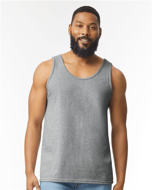 Ultra Cotton Tank Top | Soft US Cotton | Unisex Apparel - 2200 basic casual classic fit cotton Polyester printable soft sustainable T-Shirts - Premium tank top unisex