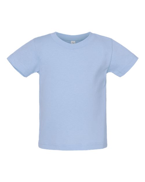 Rabbit Skins 3401, Infant Cotton Jersey Tee, Light Blue