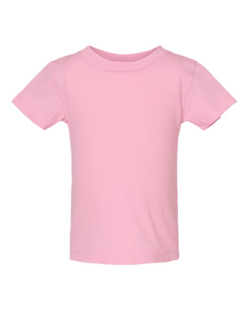 Rabbit Skins 3401, Infant Cotton Jersey Tee, Pink
