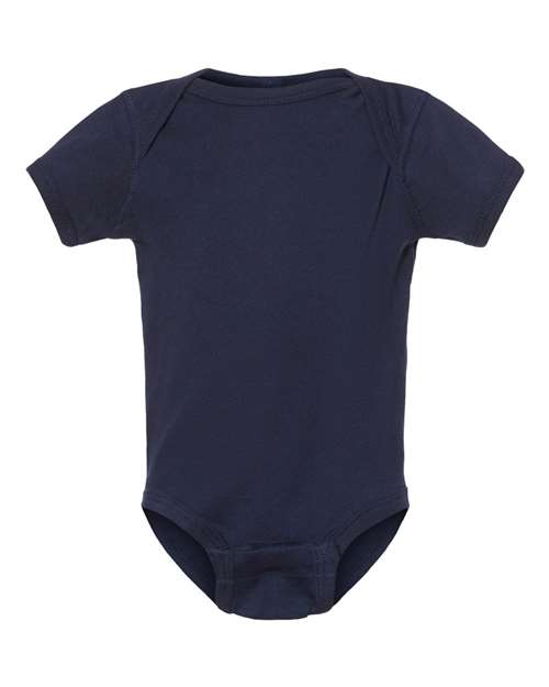 Rabbit Skins 4400, Infant Baby Rib Bodysuit, Navy