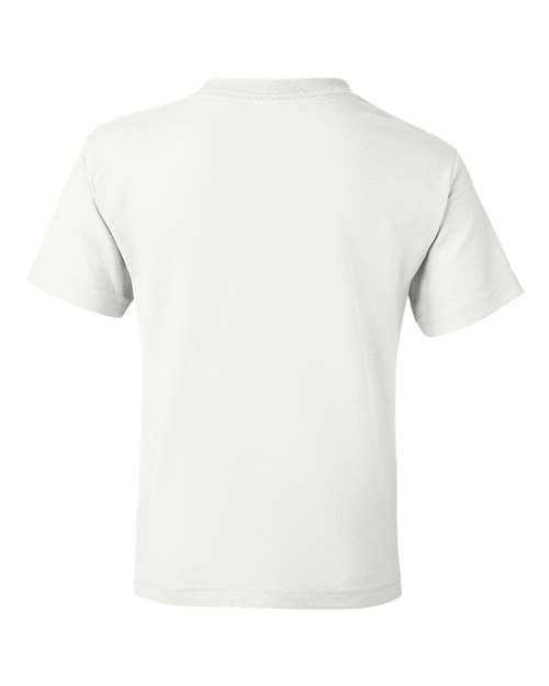Gildan 8000B, Youth Dryblend T-shirt, White