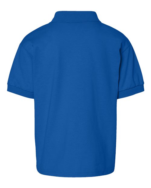 Gildan 8800B, Youth Dryblend Jersey Polo, Royal