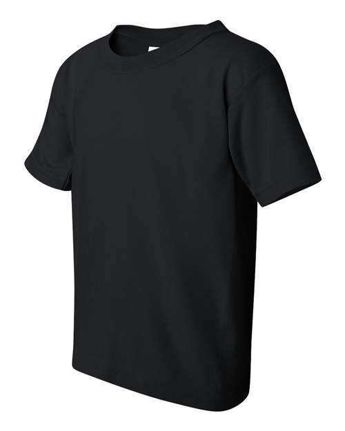 Gildan 5000B, Youth Heavy Cotton T-shirt, Black