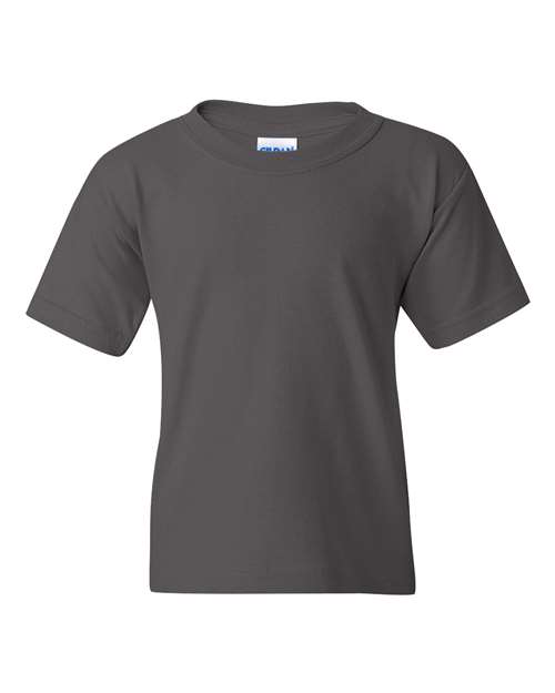 Gildan 5000B, Youth Heavy Cotton T-shirt, Charcoal