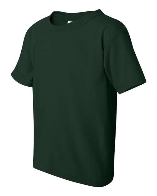 Gildan 5000B, Youth Heavy Cotton T-shirt, Forest Green