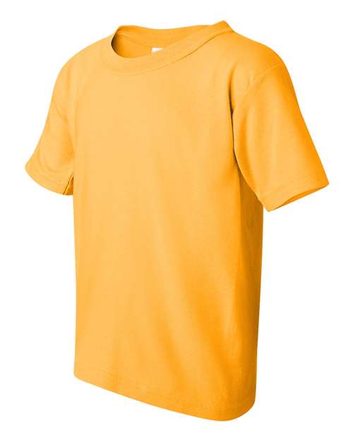 Gildan 5000B, Youth Heavy Cotton T-shirt, Gold