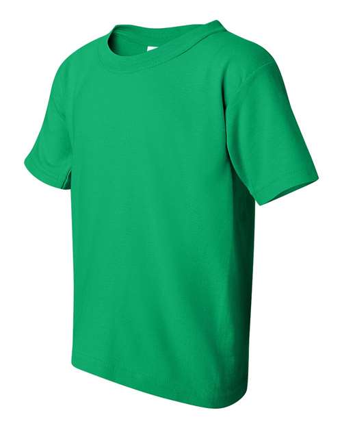 Gildan 5000B, Youth Heavy Cotton T-shirt, Irish Green