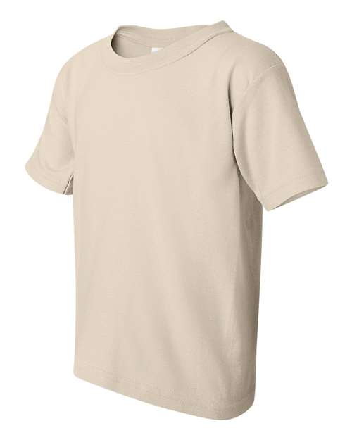 Gildan 5000B, Youth Heavy Cotton T-shirt, Natural