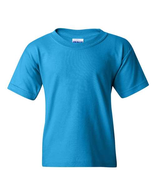 Gildan 5000B, Youth Heavy Cotton T-shirt, Sapphire