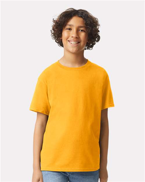 Gildan 2000B, Youth Ultra Cotton T-shirt, Gold