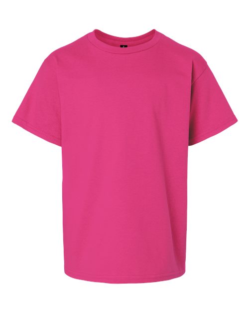 Gildan 2000B, Youth Ultra Cotton T-shirt, Heliconia