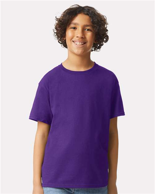 Gildan 2000B, Youth Ultra Cotton T-shirt, Purple